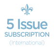 5 Issue Catalog Subscription - International For Cheap