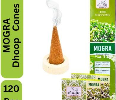 Gaumayam Mogra Flavour Dhoop Cone (120 Cones) Online now