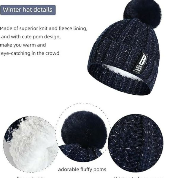 Tomorrow Fashion Winter Beanie, Scarf & Touch Gloves Set Supply