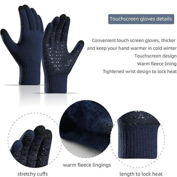 Tomorrow Fashion Winter Beanie, Scarf & Touch Gloves Set Supply