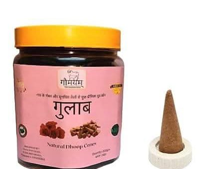 Gaumayam Gulaab Flavour Dhoop Cones ( 200 Gms ) For Discount